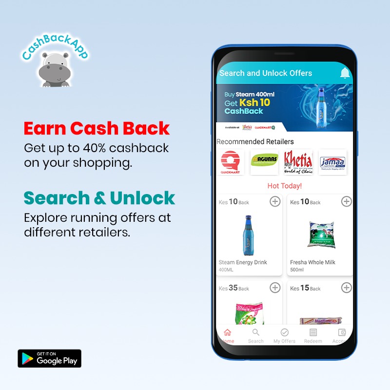 CashBack Mobile App
